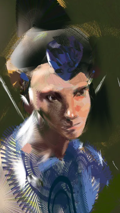 blue-bust